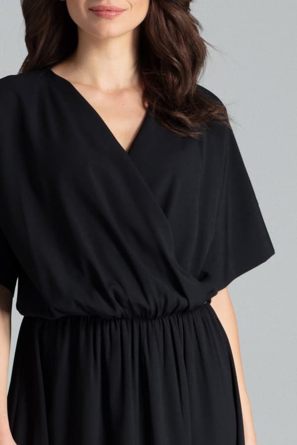 Kjole L055 Sort XXL