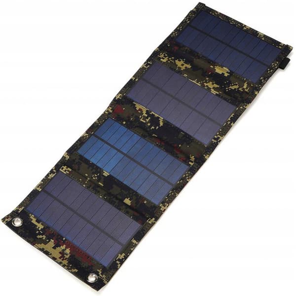 SOLOPLADER TIL TELEFON SOLPANEL TURIST FOLDBAR USB 5V