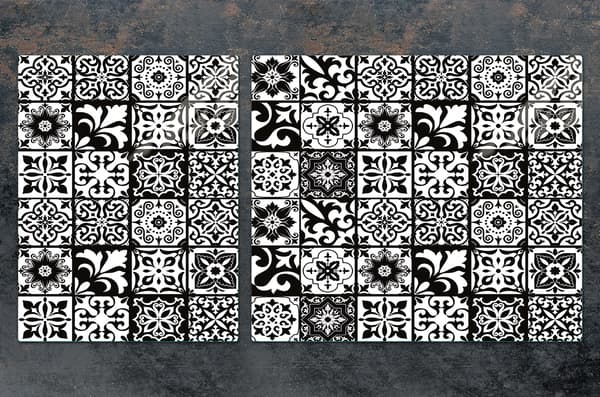 GLASTALLA OCH SKÄRBRÄDA 100x52 MOSAIK