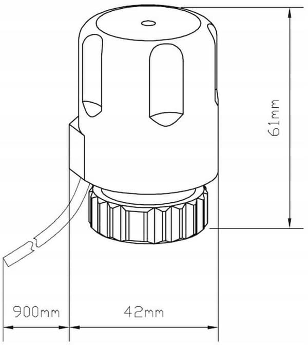 Diamond ST-25 termoelektronisk aktuator