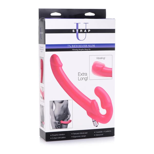 XR Brands -värähtelevä strap-on-dildo