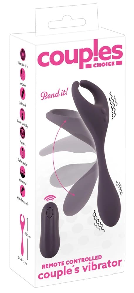 Couples Choice Dobbeltstyret Vibrator til Par Lilla