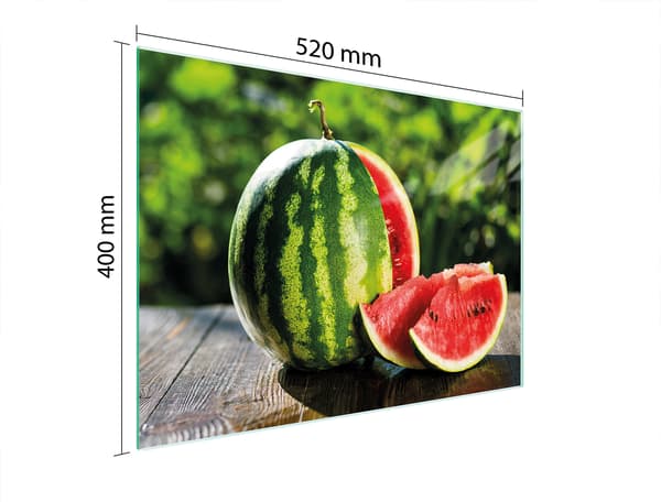 GLASSKÆREBRÆT 52x40 VANDMELON
