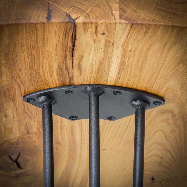 Hårnål med trippelstångsben 73 cm sort