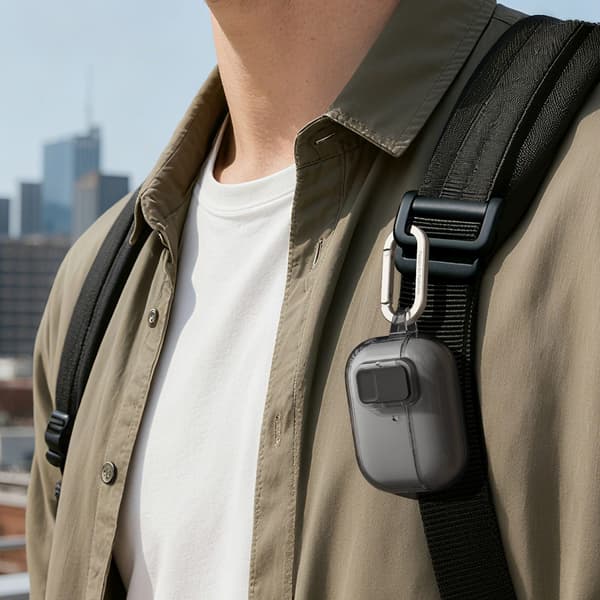 AirPods Pro 3 Minimal Etui - Sort