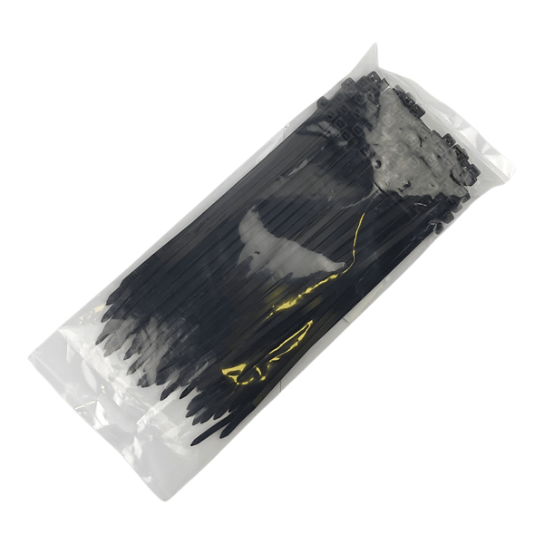 UV kabelbinderbånd 4,8x200mm - 100 stk sort