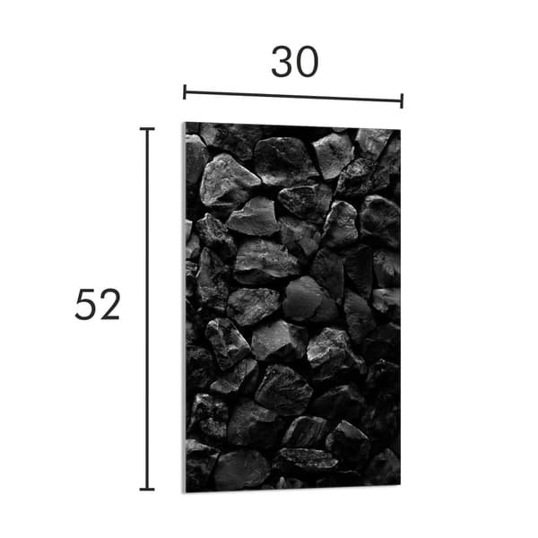 SKÄRBRÄDA I GLAS 30x52 Stenar