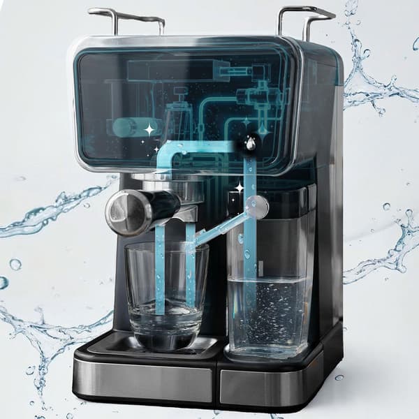 Berdsen BD-773 sort 20 bar mælkeskummer kaffemaskine