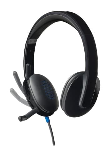 Logitech H540 Kablet Headset, USB-A, Sort