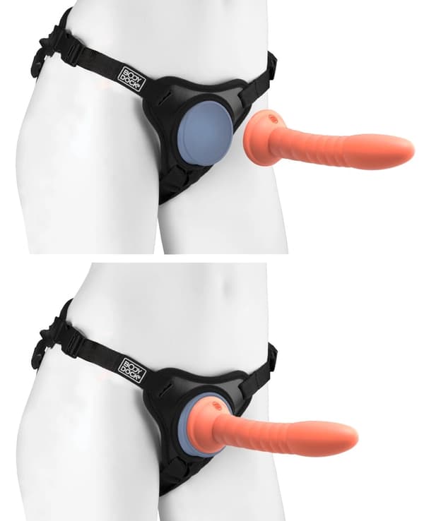 Dillio Platinum Bekväm Strapon Body Dock Sele