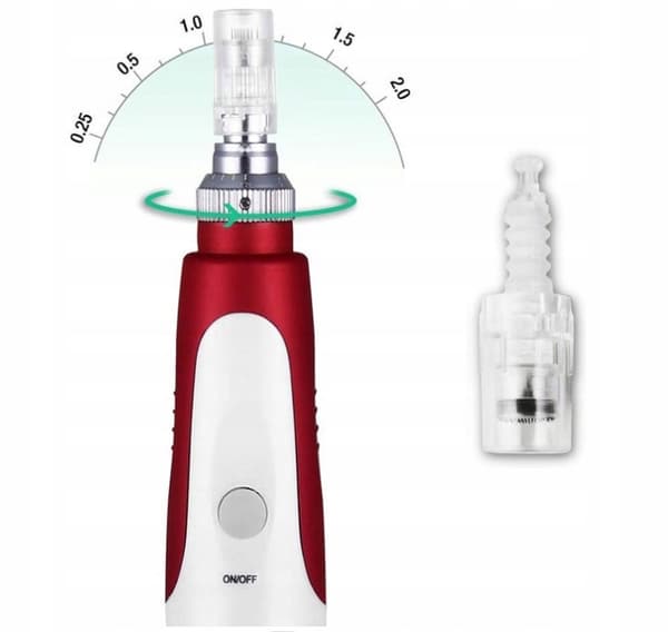 DERMA PEN Mikronåle Mesoterapi Sæt + 2 Dermapen Patroner