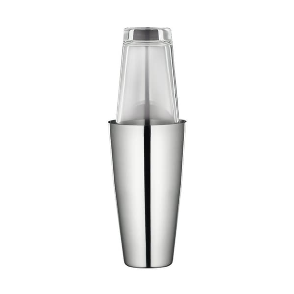 Cilio Boston Shaker, Glas/Rustfrit Stål 0,4 L