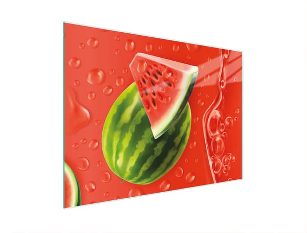 GLAS SKÄRBRÄDA 30x22 VATTENMELON