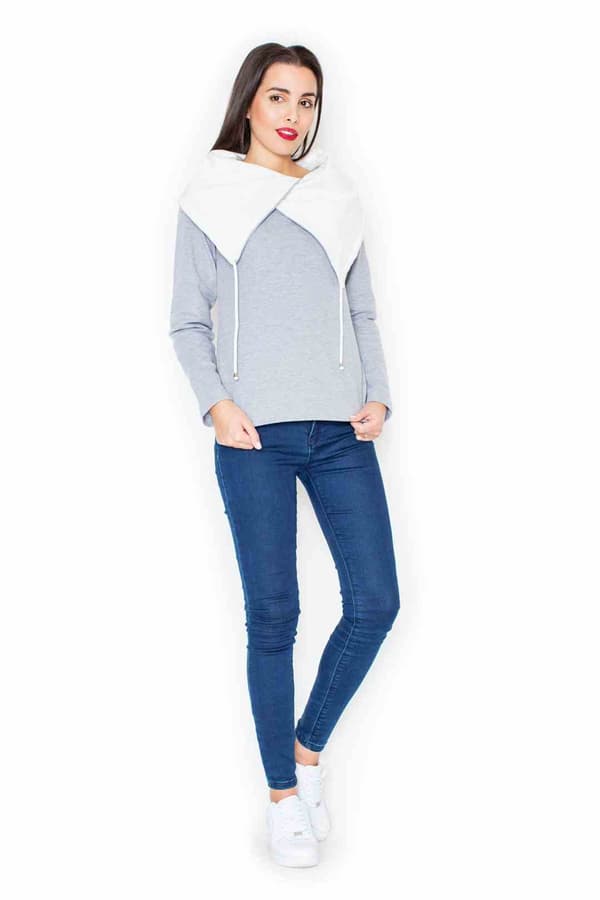 K140 Collegepaita harmaa XL