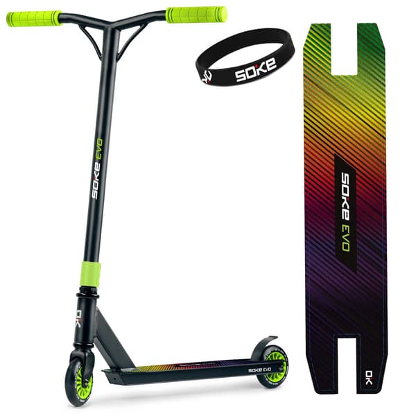 SOKE EVO grön tricksparkcykel