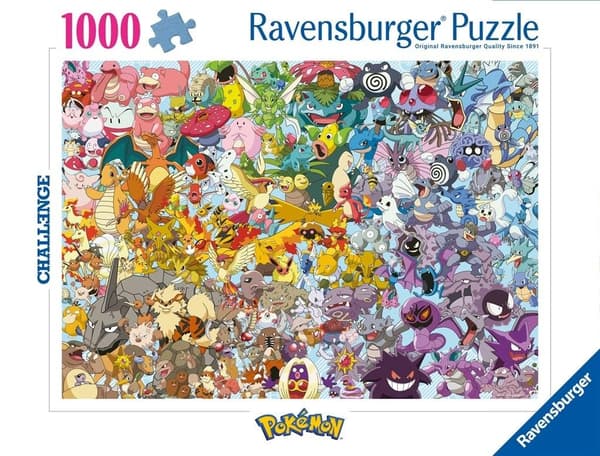 Pussel 1000 Utmaning. Pokémon