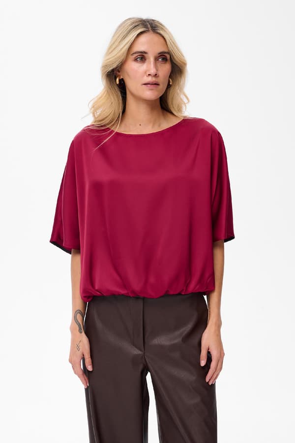 Royal Aubergine Damebluse 36/38