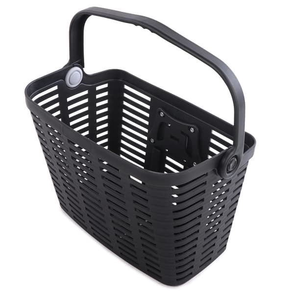 Cykelkurv i plastikstyr - sort