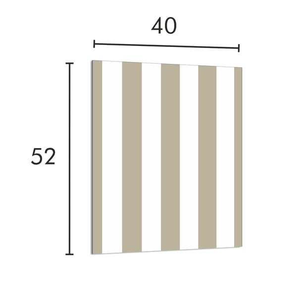 GLAS SKÆREBRÆT 40x52 Striber