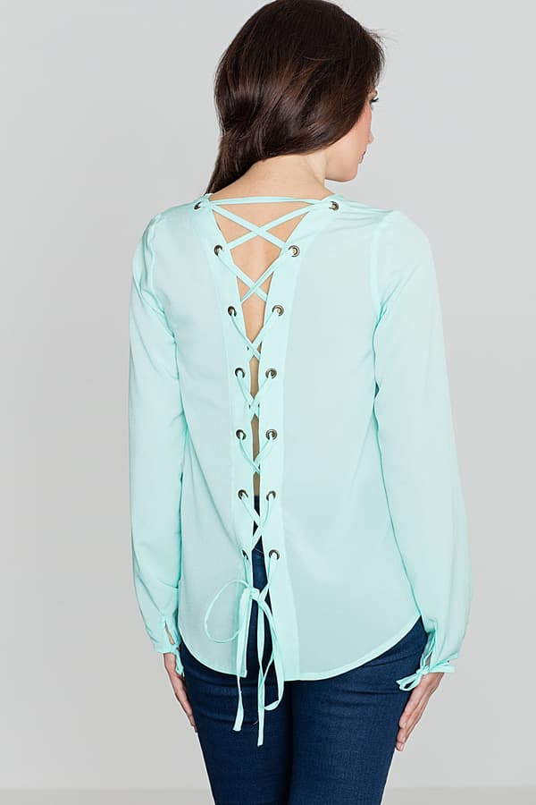 Blus K385 Mintgrön S