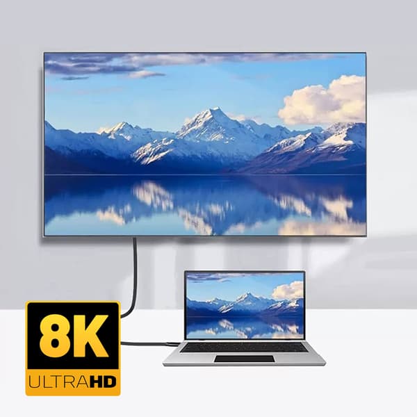 USB-C til USB-C kabel 3.2 Gen.2 20 Gbps 8K PD 100W 2 m