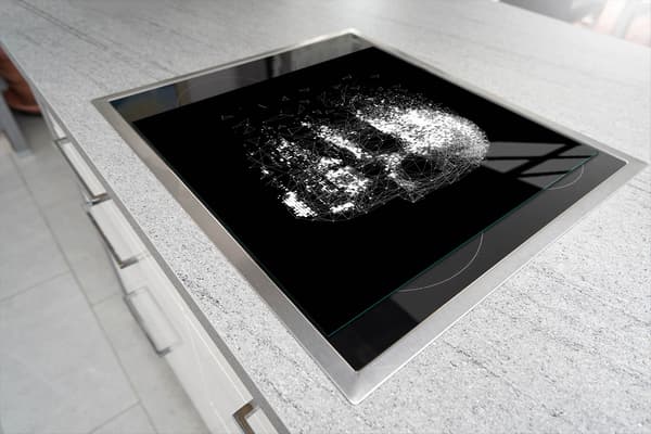 SKÄRBRÄDA I GLAS 52x40 SKALL