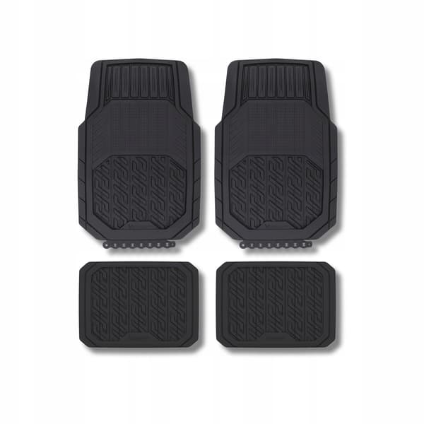 MICHELIN Gummimattor 4 st set svarta