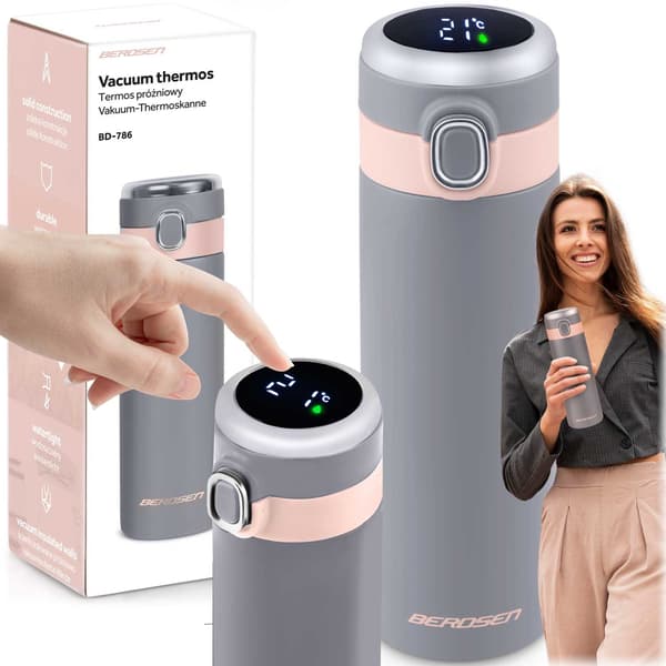 Tyhjiötermos 450 ml BD-786 harmaa