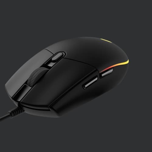 Logitech G203 Lightsync Kablet Gamingmus USB-A, 8000 DPI, Sort