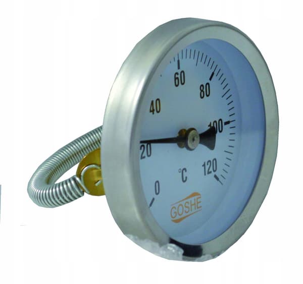 TERMOMETER MED STRÅD 63 MM 0-120°C