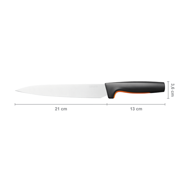 Fiskars Functional Form køkkenkniv til kød, biffar og ribbenssteg 21 cm
