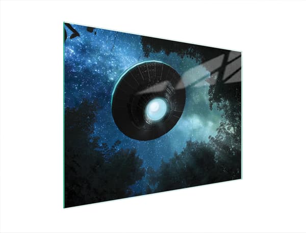 SKÄRBRÄDA I GLAS 40x30 UFO