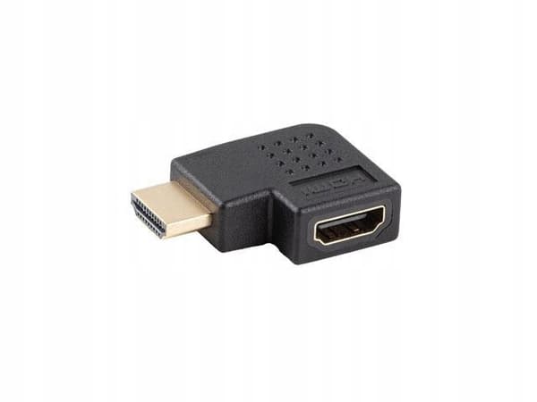 Lanberg HDMI(M) -> HDMI(F) 4K Adapter Venstrevinklet Sort
