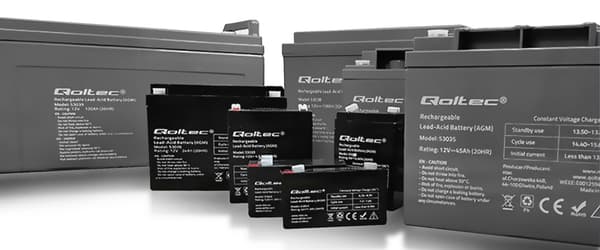Qoltec 12V AGM-batteri | 7Ah | Sikkerhed