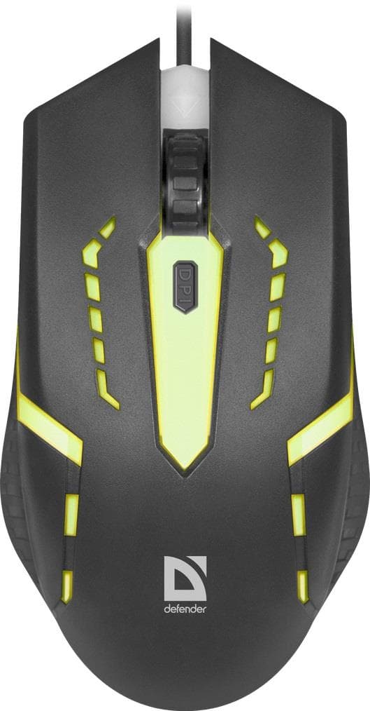 Defender FLASH MB-600L 1200 dpi 4P LED kablet mus
