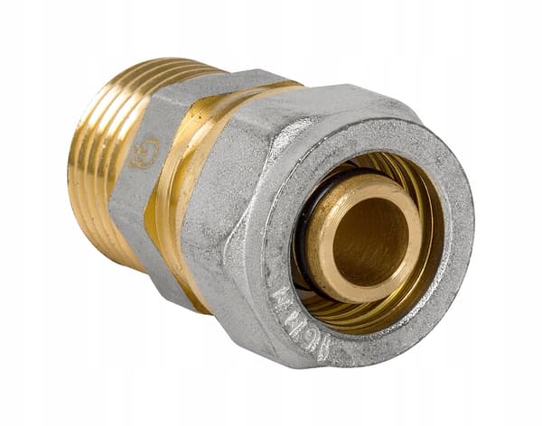 PEX NIPPEL 16X1/2 GZ SKRUET FORBINDELSE DIAMANT