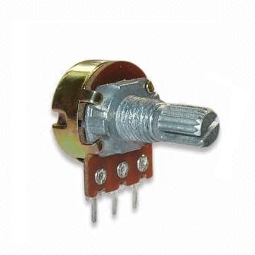 ROTERENDE POTENTIOMETER 1X500KB LINEÆR