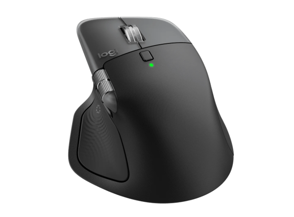 Logitech MX Master 4 til MAC trådløs mus RF trådløs + Bluetooth, 8000 DPI, Space Black