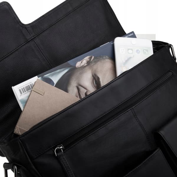 TBS-313 DDDM SORT CAMBRIDGE Herretaske +CERTIFIKAT