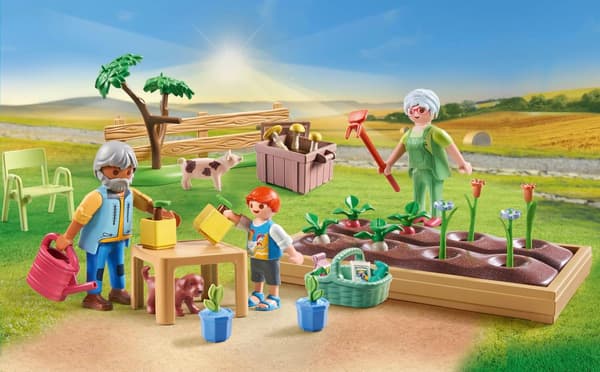 PLAYMOBIL 71443 bedsteforældres grøntsagsbed