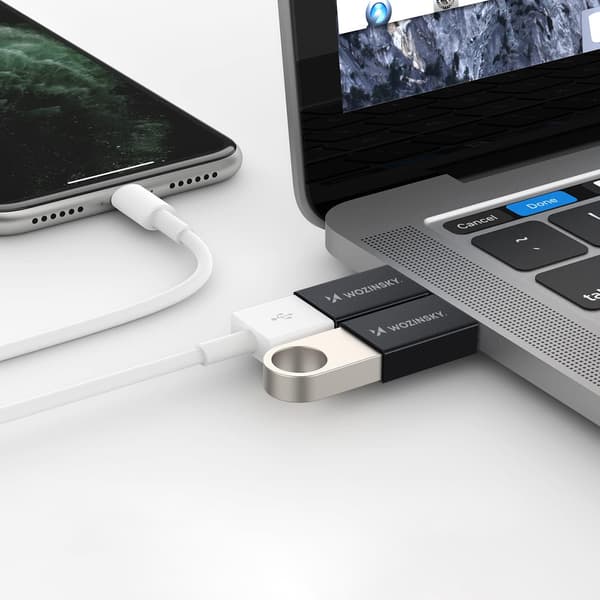 USB-C til USB-A 10 Gb/s adapter - sort