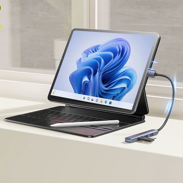 Unitek H1208A USB-hub 1xUSB-A 5 Gbps, 3xUSB-A 2.0 aluminium