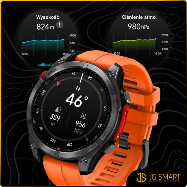 SMARTWATCH VERTIX - CZARNY