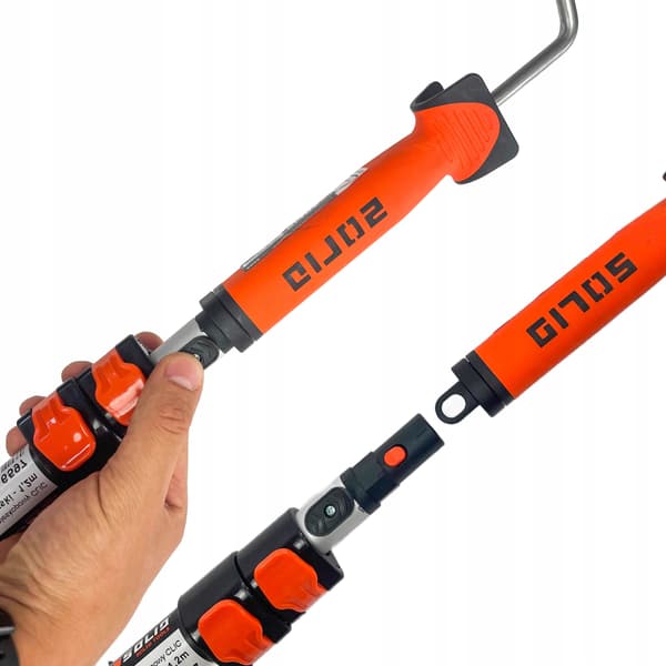 SOLID teleskopstang i aluminium 0,5-1,2m 6597 NY