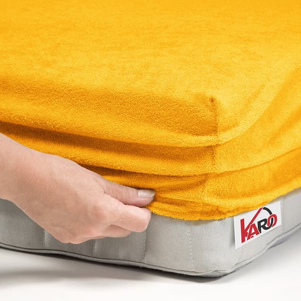 Frottélakan 90x200 senap solig 005 KARO