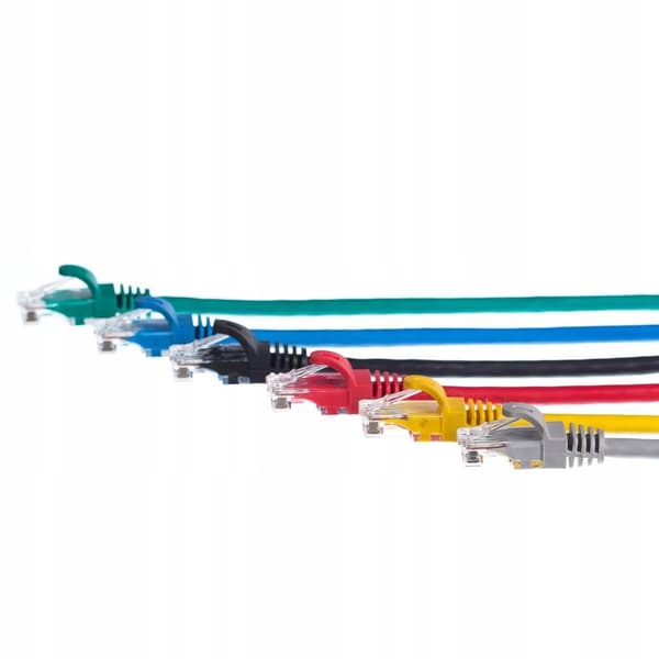 Patchkabel RJ45, Netrack gjuten kapsling, kat. 5e UTP, 2m grå