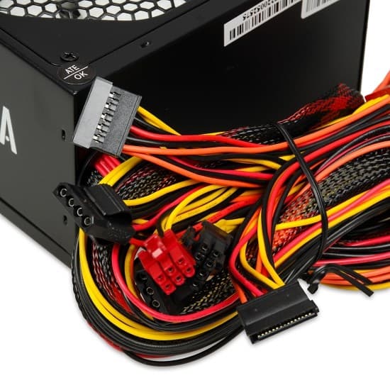 IBOX Aurora 600W computerstrømforsyning, 14 cm blæser