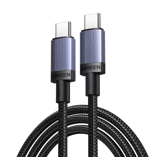 USB-C PD 240W 0,5m kaapeli - musta