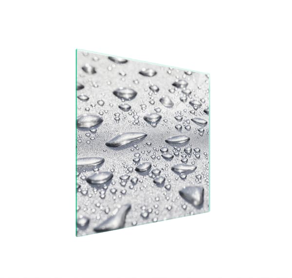 GLASSKYDDSPLÅT FÖR SPIS 50x52 DROPS