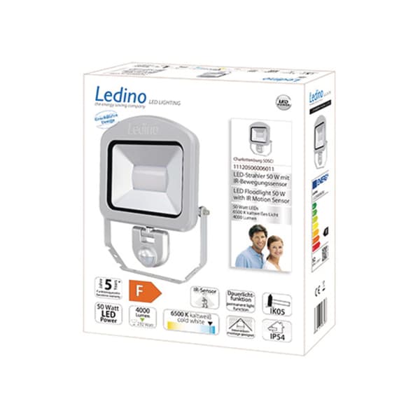 LED-spotlight med rörelsesensor 4500 lm 6500K